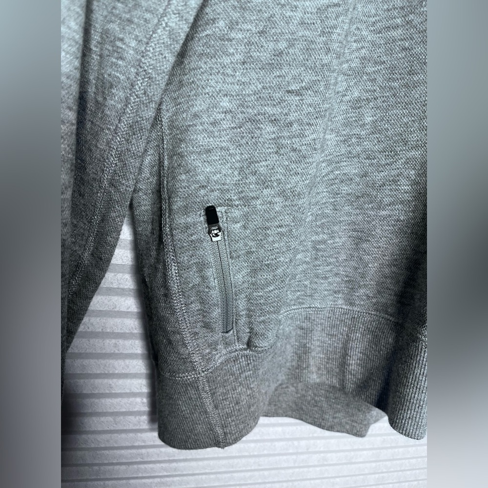 Vuori Men’s Jeffreys Pullover Shirt Side Zip Pocket Heathered Grey Size Large - Picture 7 of 12